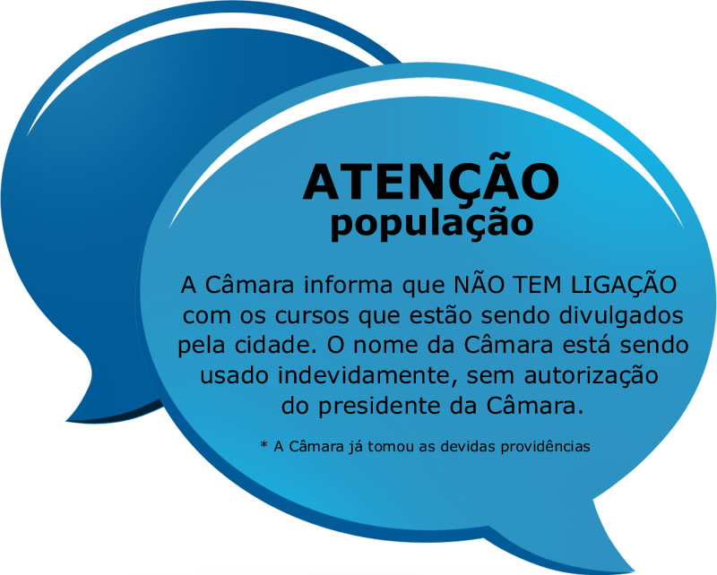 ATENÇÃO população! 