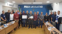 Câmara Municipal homenageia seu espectador mais assíduo